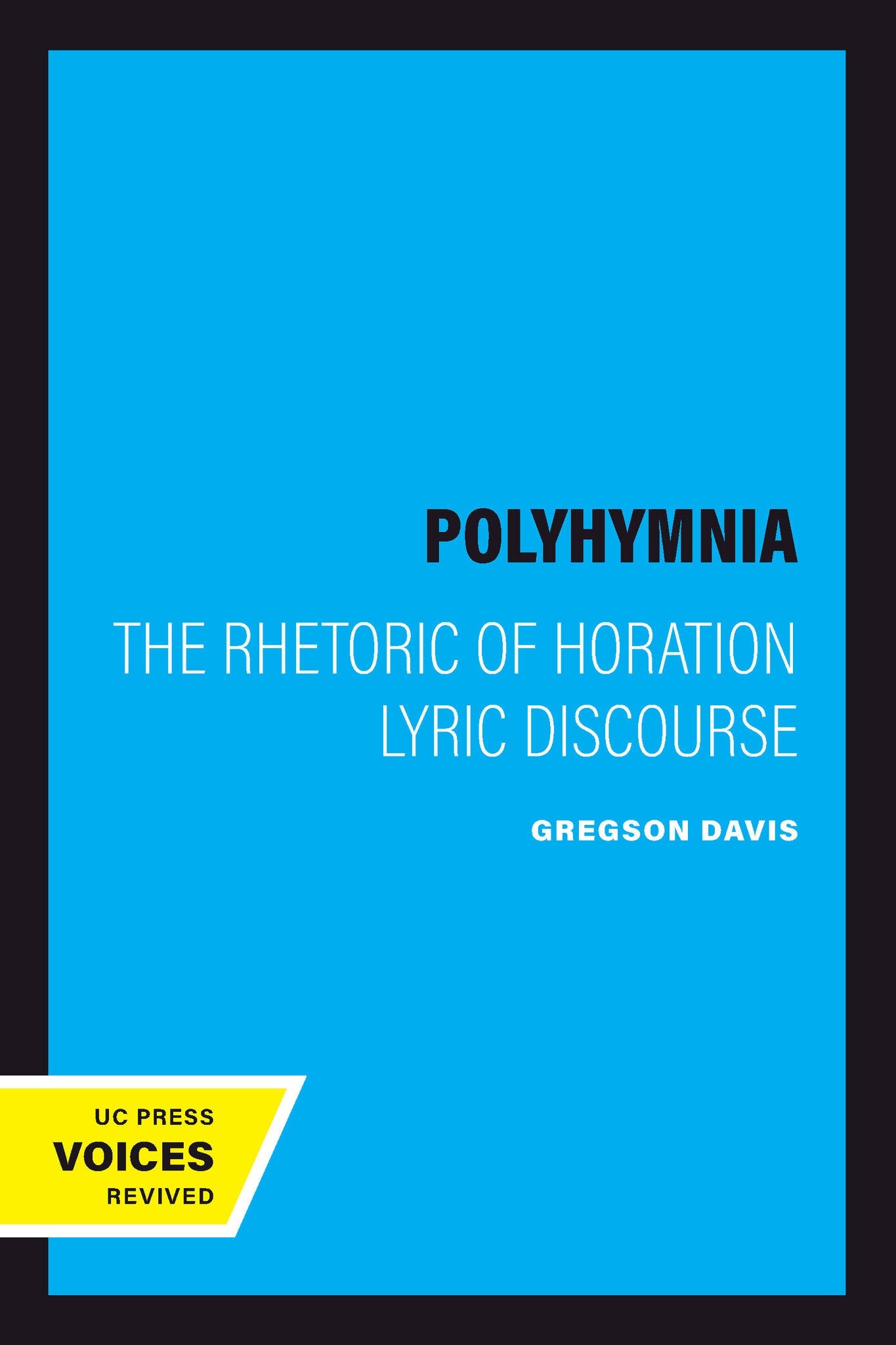 Cover image for Polyhymnia ISBN 9780520070776
